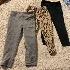 Set of three toddler pants